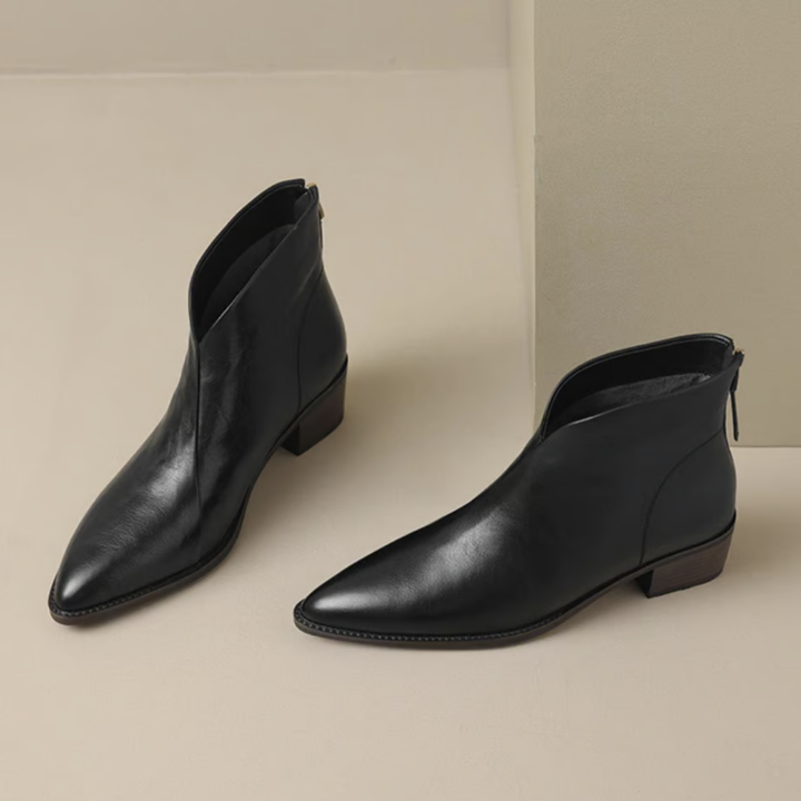 Agnès Paris | Bottines Élégantes en Cuir