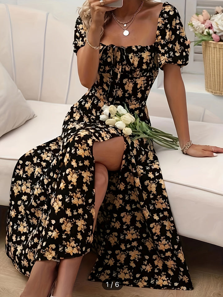 Agnès Paris | Robe Élégante Florale Chloé