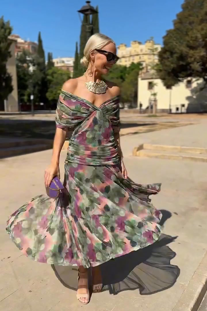 Agnès Paris | Robe Longue Fleurie Vaporeuse Christine