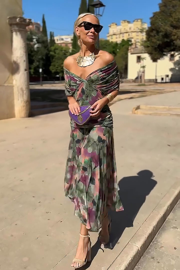 Agnès Paris | Robe Longue Fleurie Vaporeuse Christine
