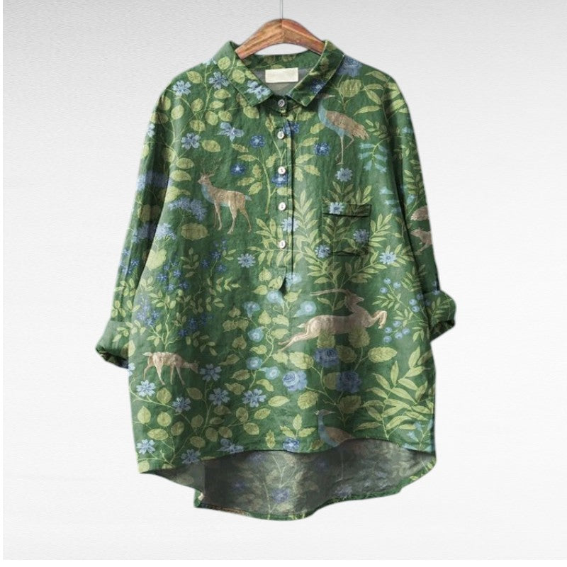 Agnès Paris | Blouses Élégantes à Fleurs Lucie