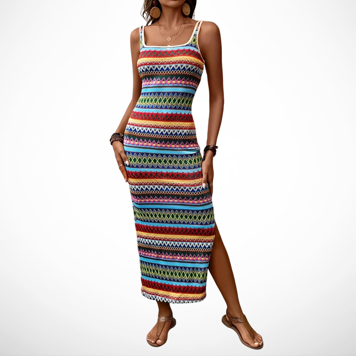 Agnès Paris | Robe Longue Bohème Colorée Maya
