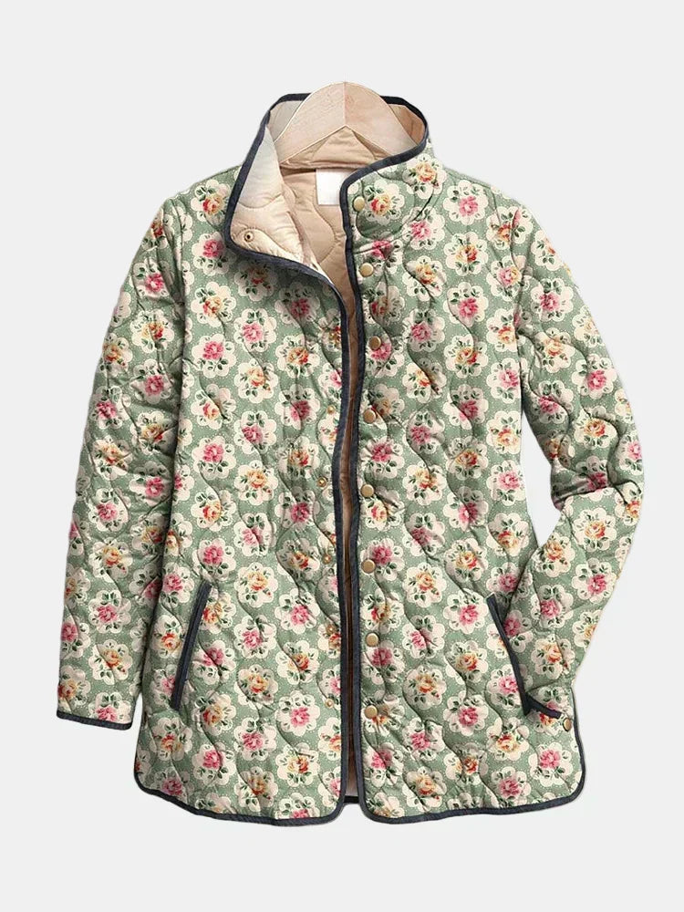 Agnès Paris | Veste Matelassée Tapisserie Fleurie Amélie