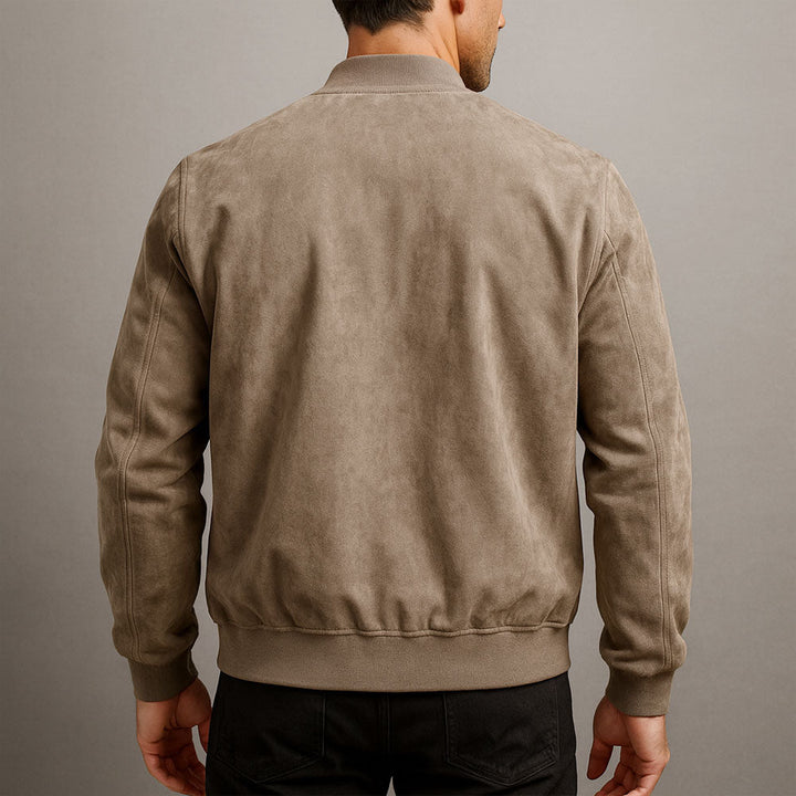 Agnès Paris | VESTE EN CUIR SUEDE URBAINE