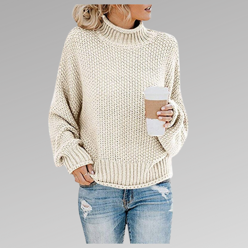 Agnès Paris | Pull Col Roulé Grosse Maille Juliette