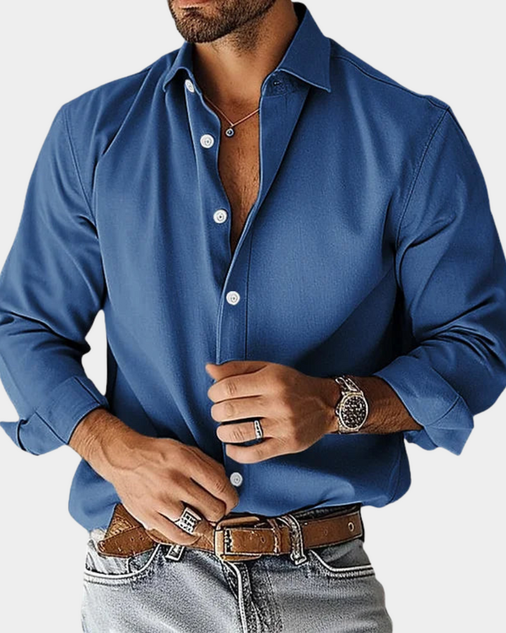 Agnès Paris | CHEMISE BOUTONNÉE ÉTIREMENT COUPE SLIM POUR HOMME