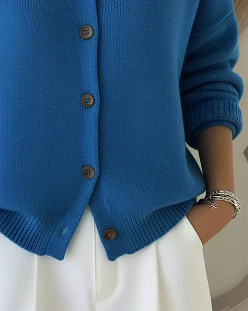 Agnès Paris | Cardigan Boutonné Col Souple Mathilde