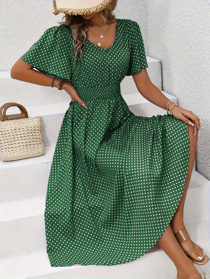 Agnès Paris | Robe Élégante Pois Élisa