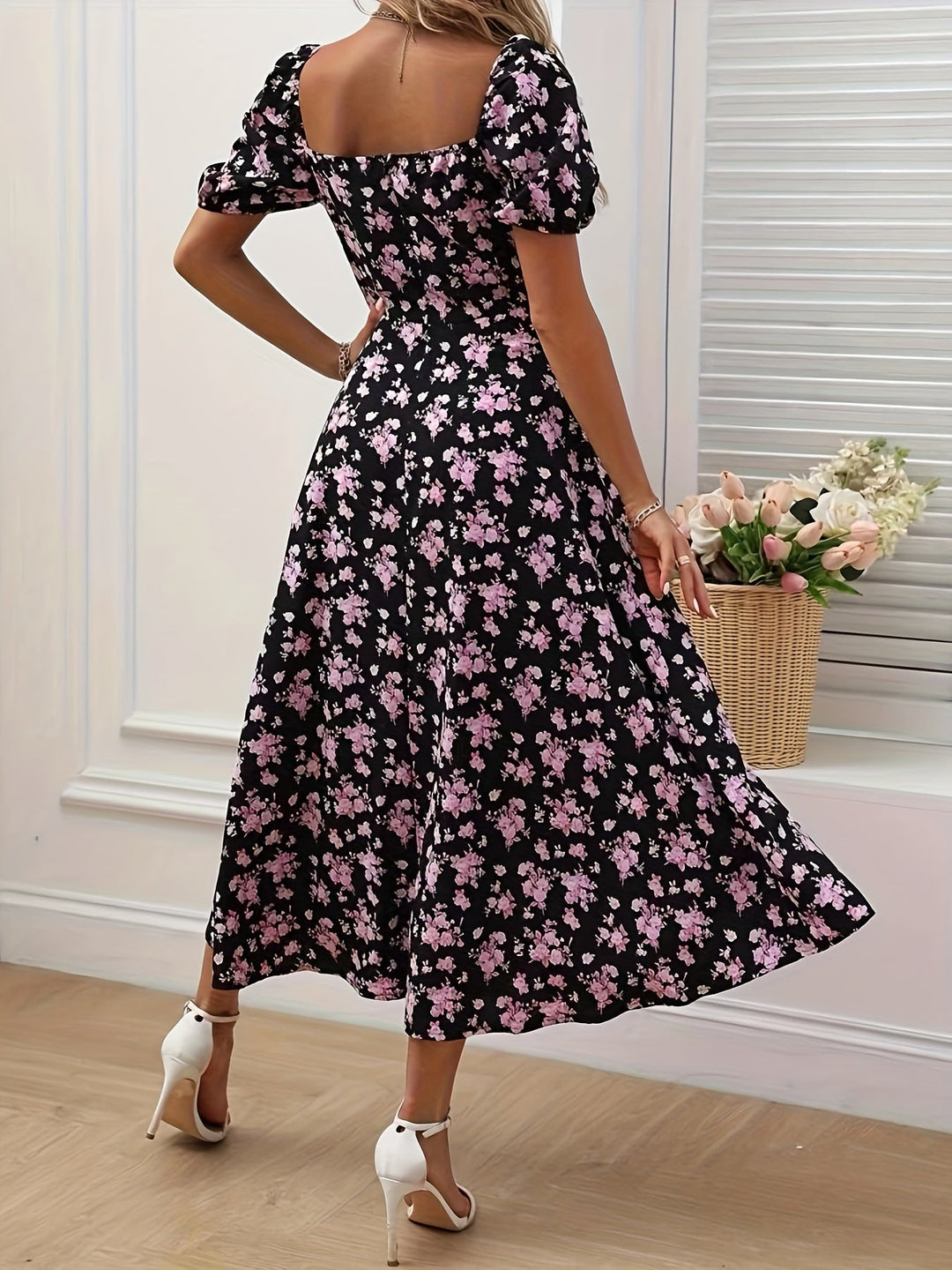 Agnès Paris | Robe Élégante Florale Chloé