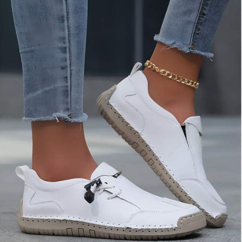 Agnès Paris | Mocassins Confort Piqués Main Mathilde
