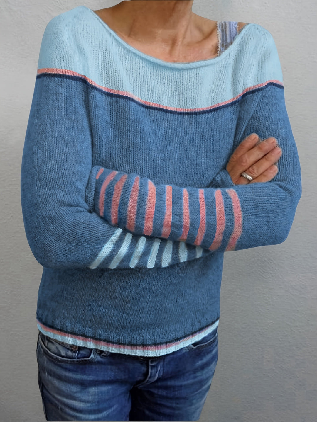 Agnès Paris | Pull Col Bateau Rayé Aveline