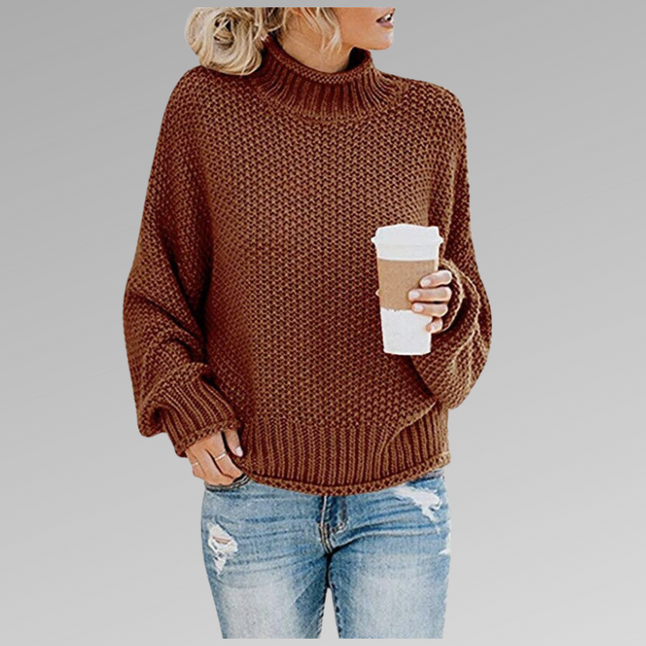 Agnès Paris | Pull Col Roulé Grosse Maille Juliette