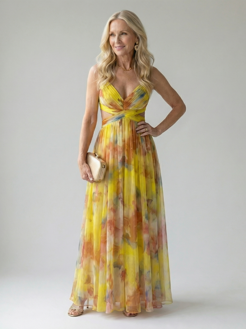 Agnès Paris | Robe Maxi à Enveloppe Douce Isel