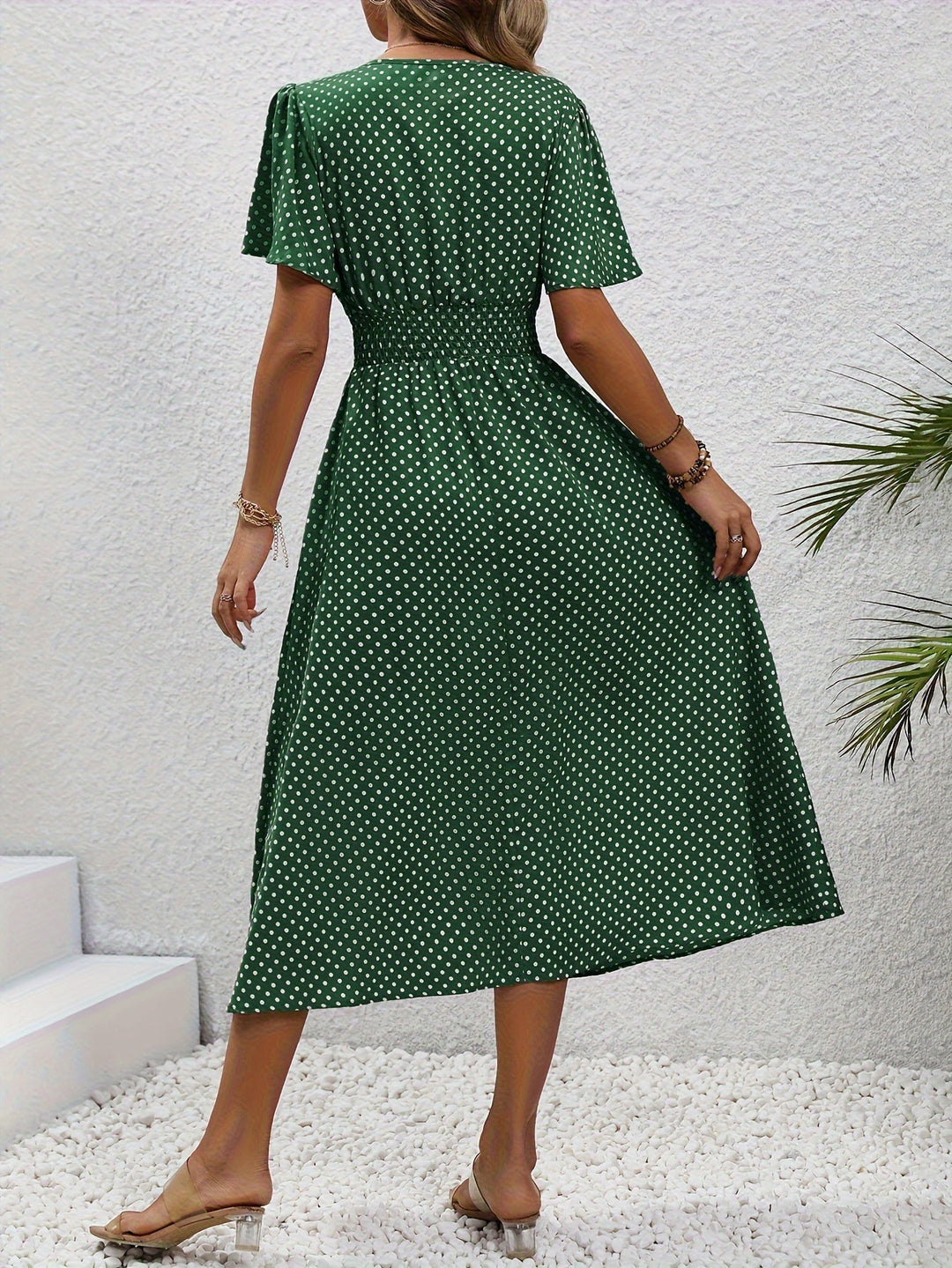 Agnès Paris | Robe Élégante Pois Élisa