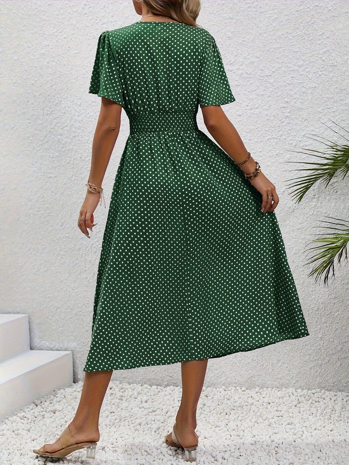 Agnès Paris | Robe Élégante Pois Élisa