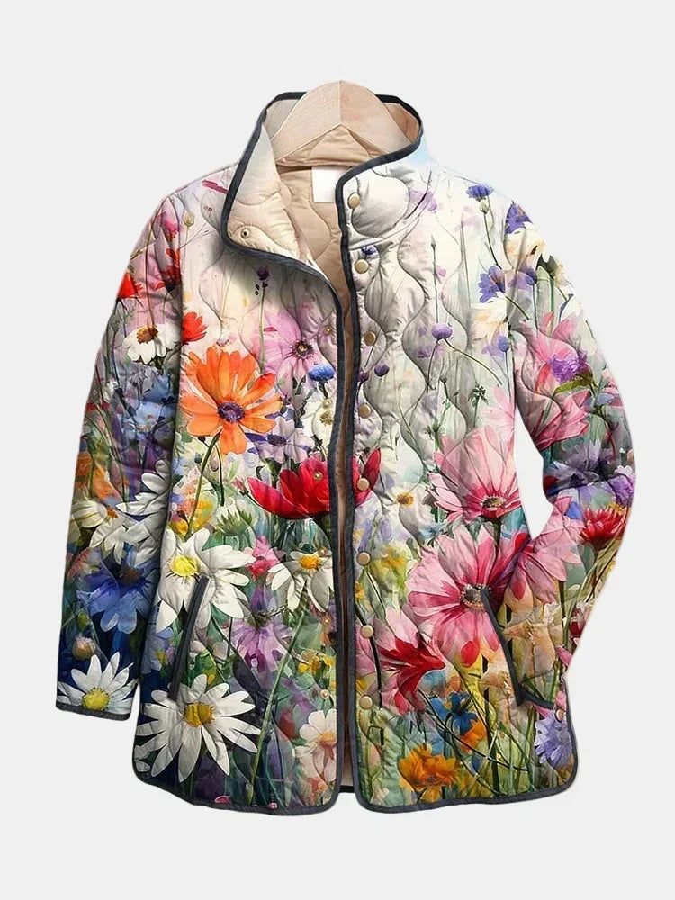 Agnès Paris | Veste Matelassée Fleurs des Champs Manon