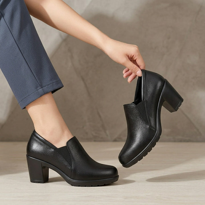 Agnès Paris | Mocassins à Talon Bloc Confort Margot