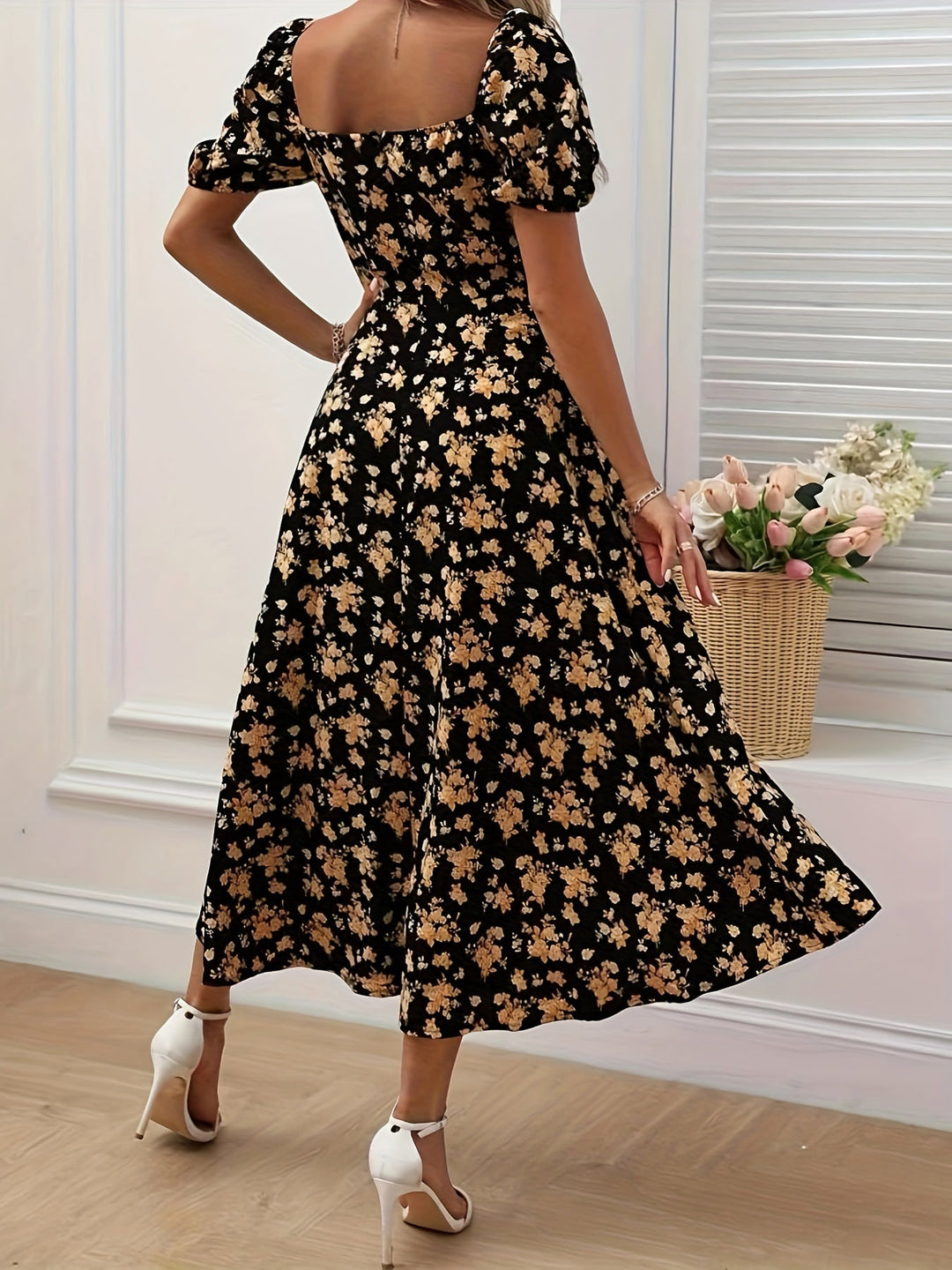 Agnès Paris | Robe Élégante Florale Chloé
