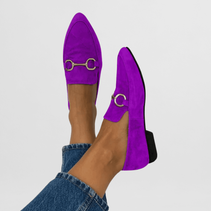 Agnès Paris | Mocassins Daim Colorés Juliette