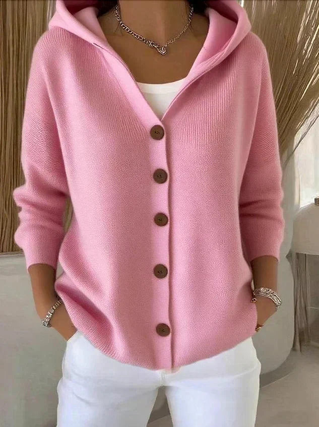 Agnès Paris | Cardigan à Capuche Boutonné Marie