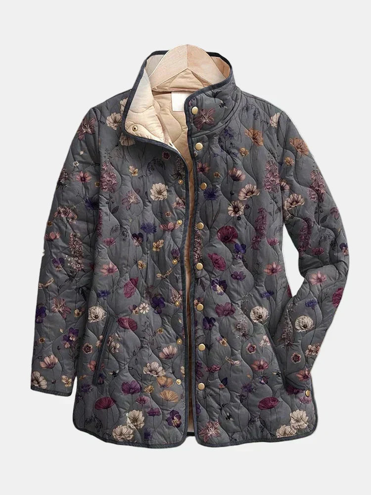 Agnès Paris | Veste Matelassée Fleurs Séchées Nathalie