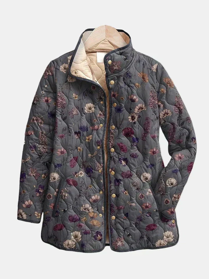 Agnès Paris | Veste Matelassée Fleurs Séchées Nathalie
