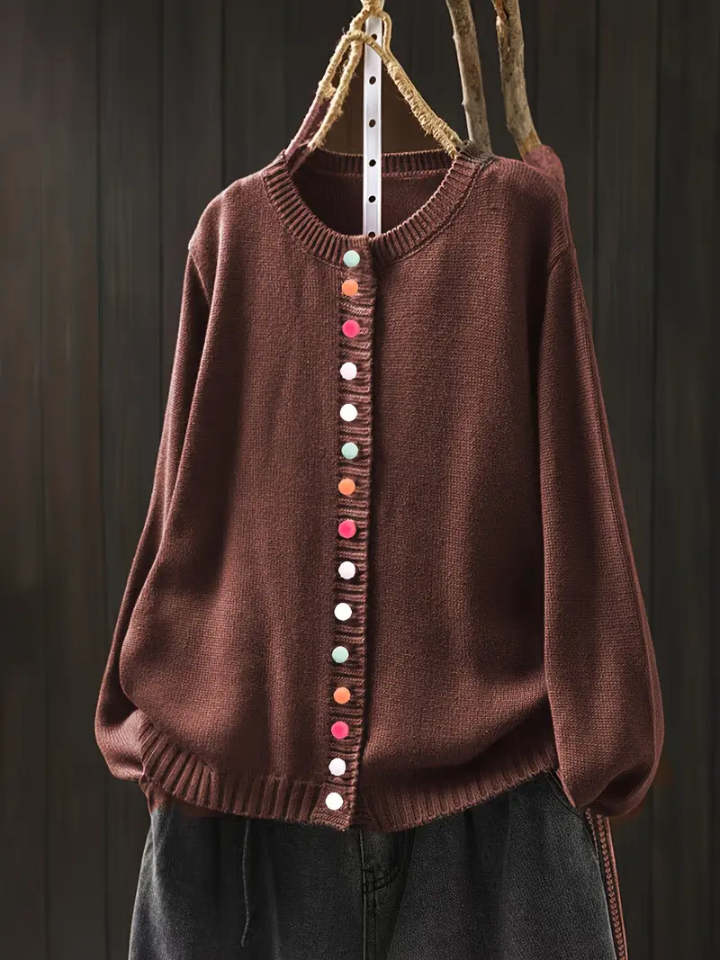 Agnès Paris | Cardigan Boutons Colorés Michèle