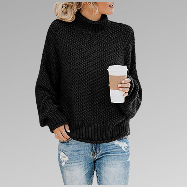 Agnès Paris | Pull Col Roulé Grosse Maille Juliette