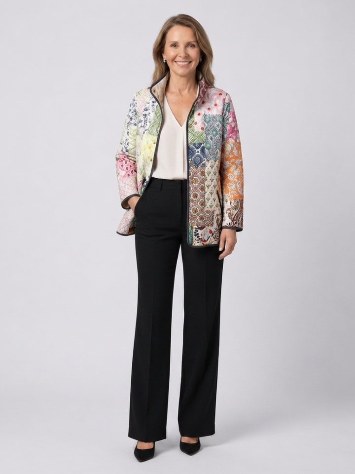 Agnès Paris | Veste Matelassée Patchwork Bohème Florence