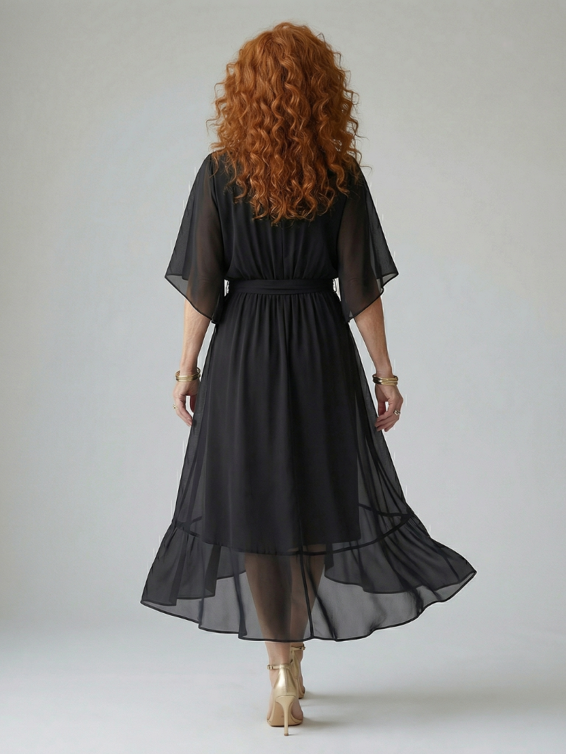 Agnès Paris | Robe Midi Drapée Elric