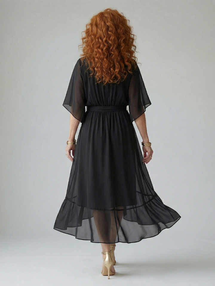 Agnès Paris | Robe Midi Drapée Elric