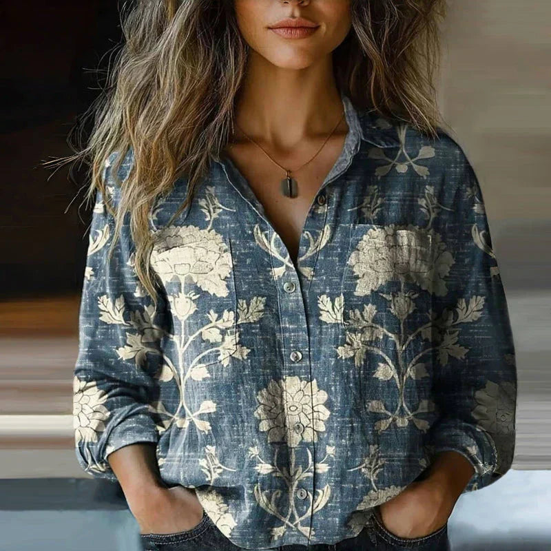 Agnès Paris | Blouse à Imprimé Floral Rétro Nanna