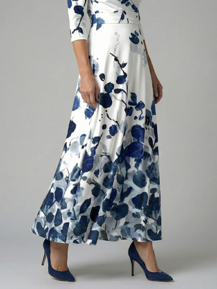 Agnès Paris | Robe Midi Croisée à Col Celine