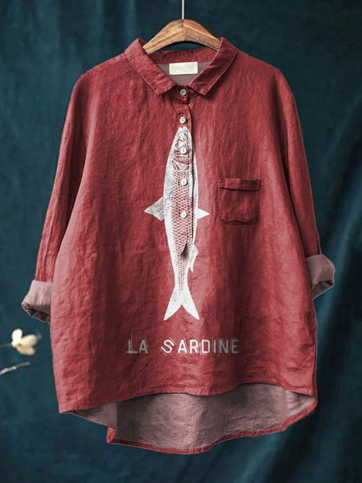 Agnès Paris | Chemise Élégante à Motif Adèle