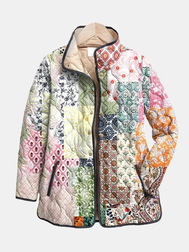 Agnès Paris | Veste Matelassée Patchwork Bohème Florence