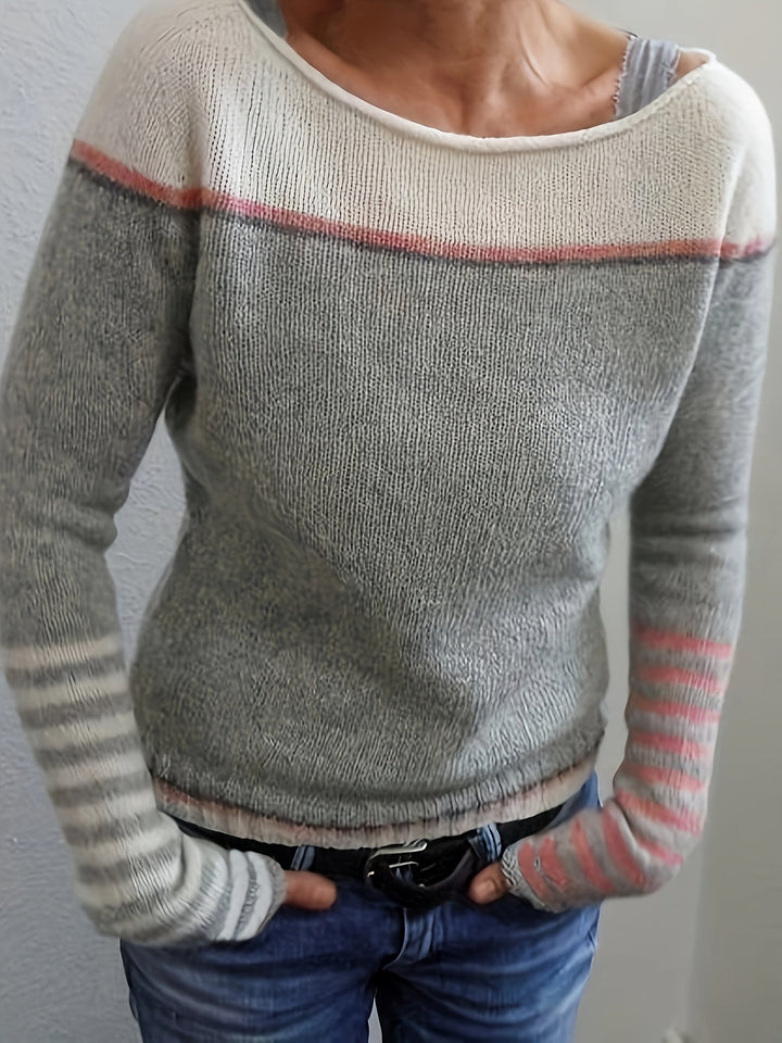 Agnès Paris | Pull Col Bateau Rayé Aveline