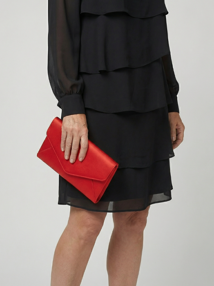 Agnès Paris | Robe à couches propre longueur genou Lila