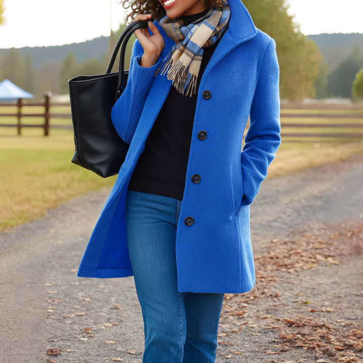 Agnès Paris | Manteau Classique Boutonné Pauline