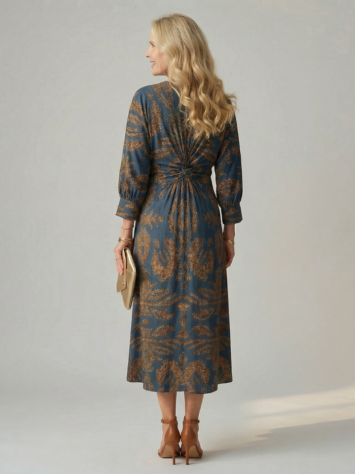 Agnès Paris | Robe Midi Wrap Naturelle Lune