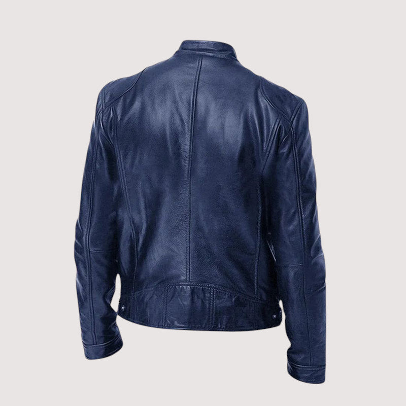 Agnès Paris | VESTE EN CUIR HAUT DE GAMME ÉLÉGANTE POUR HOMME