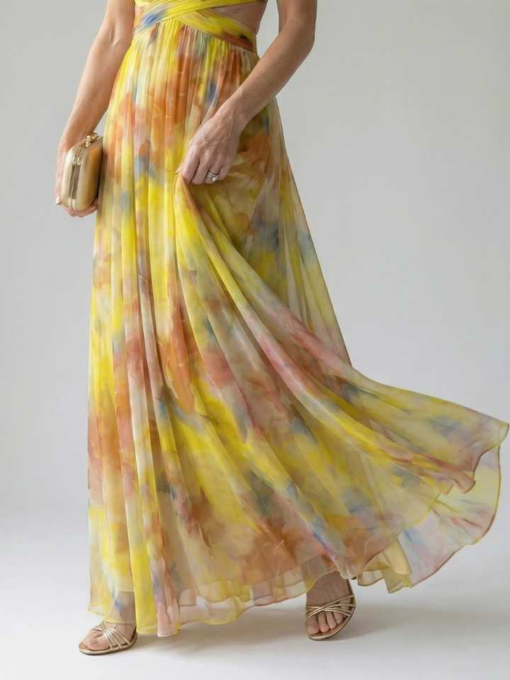 Agnès Paris | Robe Maxi à Enveloppe Douce Isel