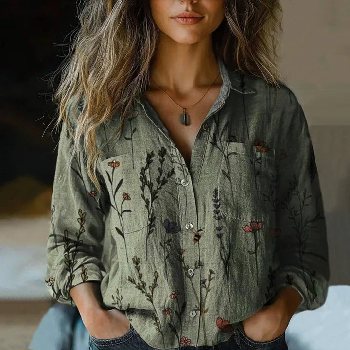 Agnès Paris | Blouse à Imprimé Floral Rétro Nanna