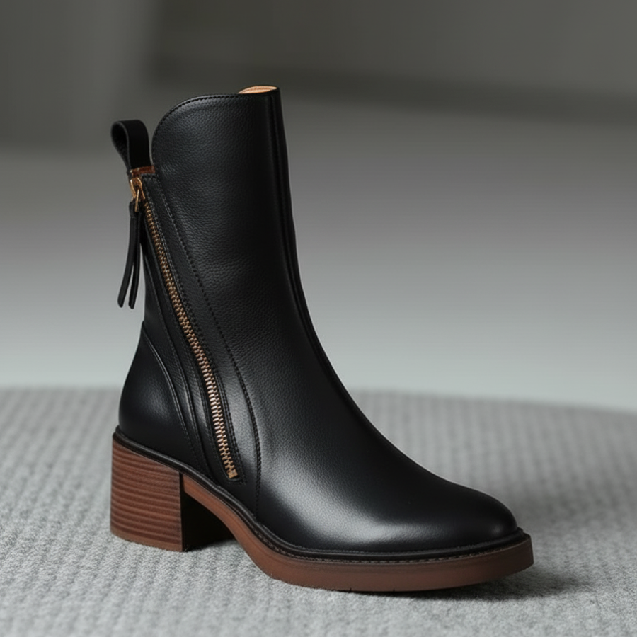 Agnès Paris | Bottines Zippées Talon Confort Isabelle