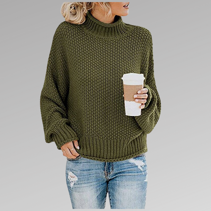 Agnès Paris | Pull Col Roulé Grosse Maille Juliette