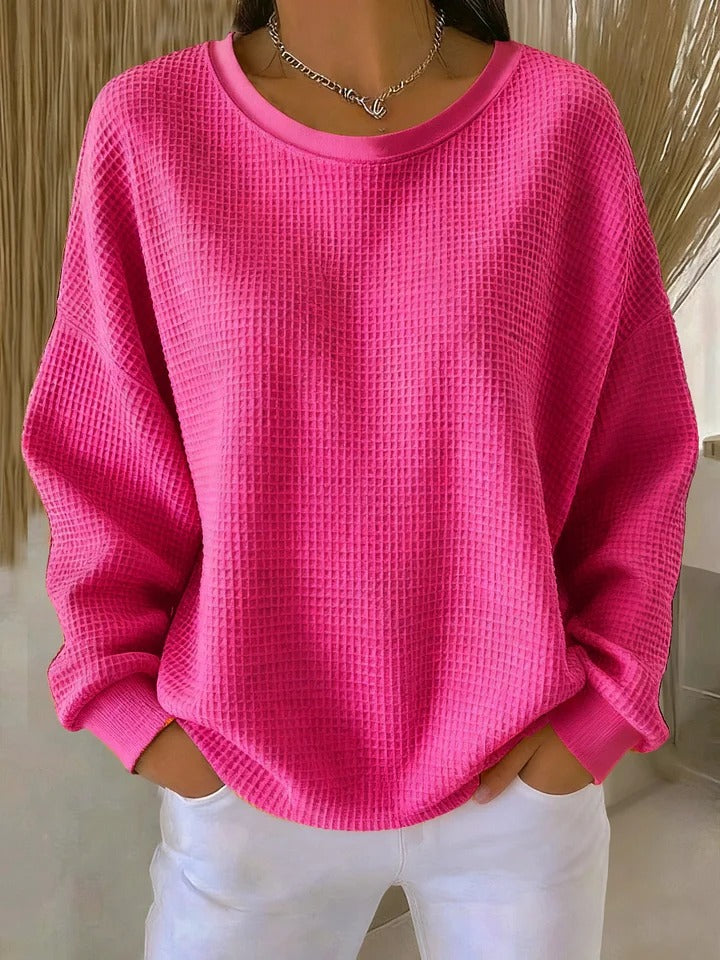 Agnès Paris | Pull Gaufré Oversize Pauline