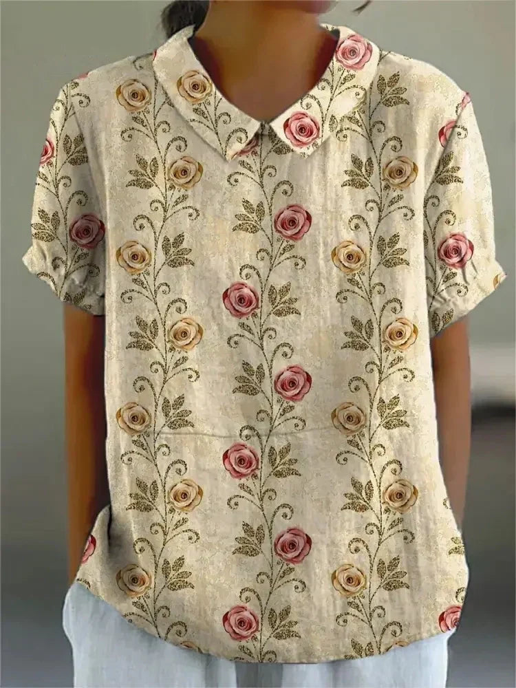 Agnès Paris | Blouse Fleurie Élégante