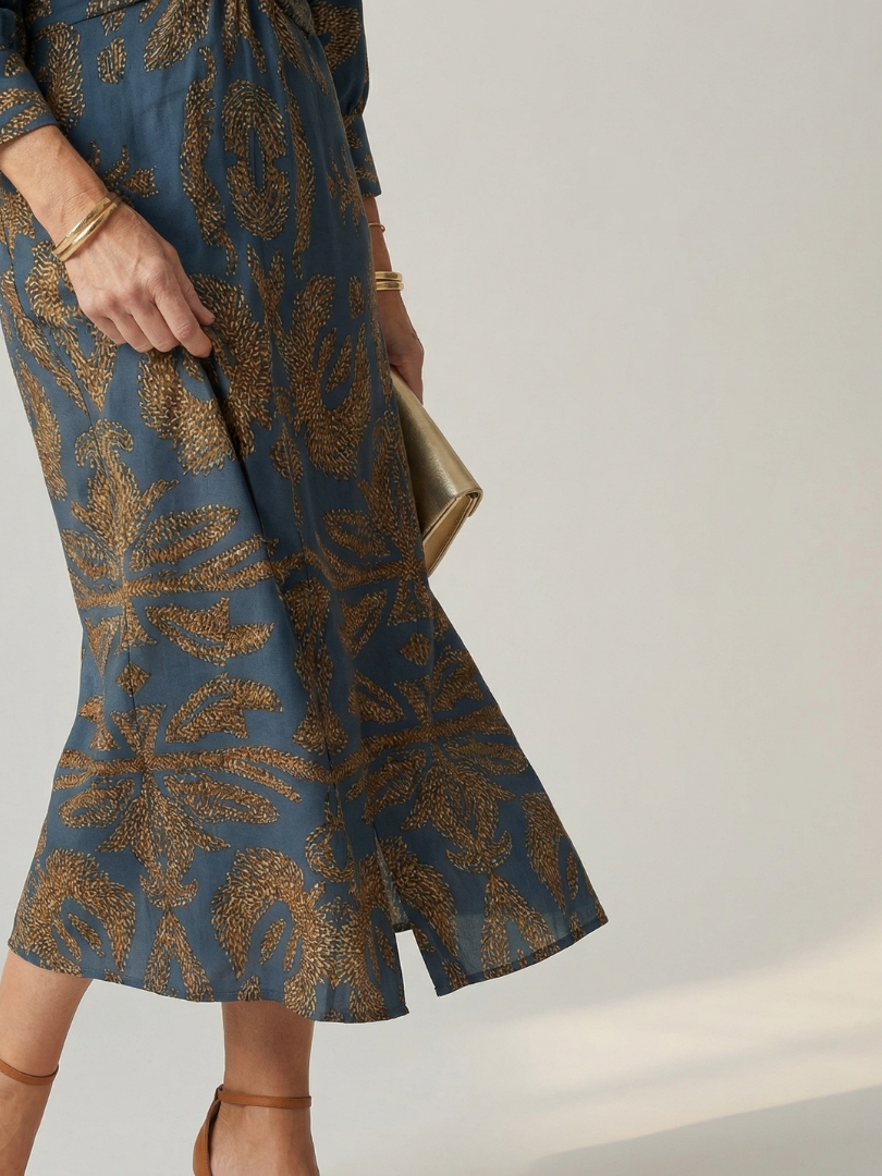 Agnès Paris | Robe Midi Wrap Naturelle Lune