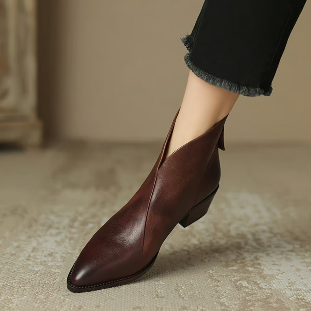 Agnès Paris | Bottines Élégantes en Cuir