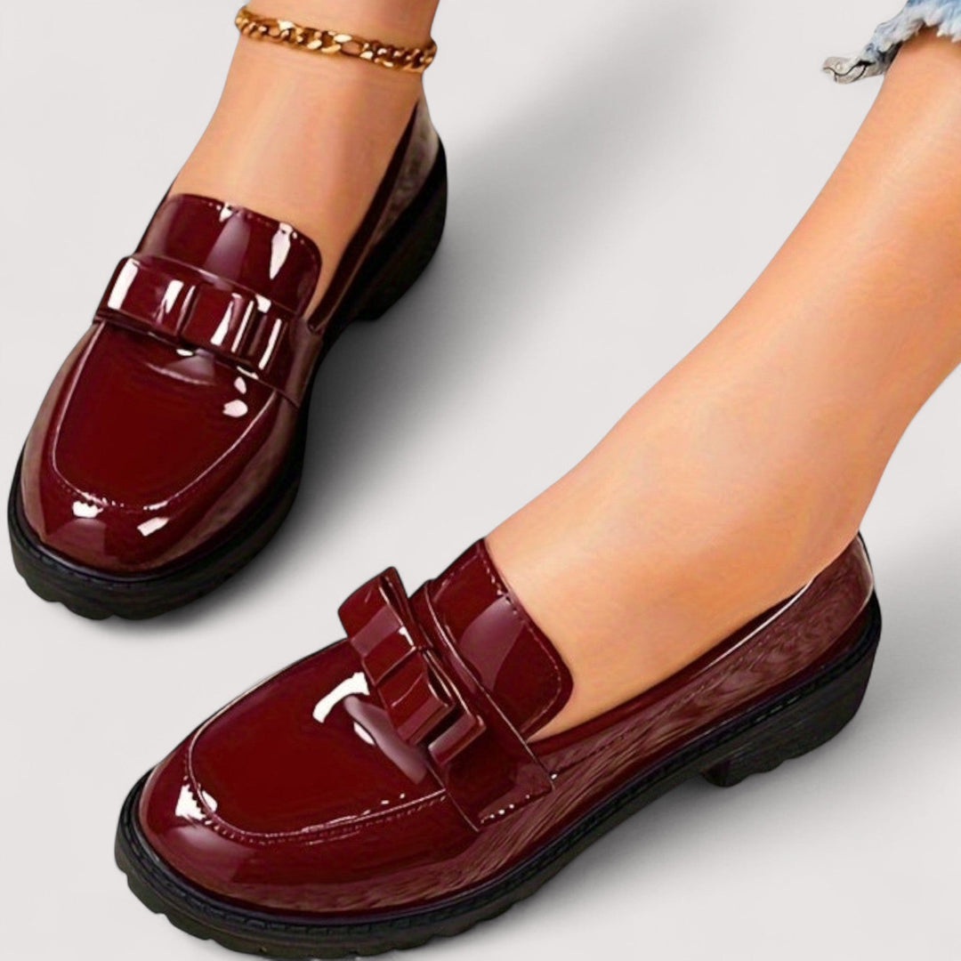 Agnès Paris | Mocassins Vernis à Nœud Mathilde