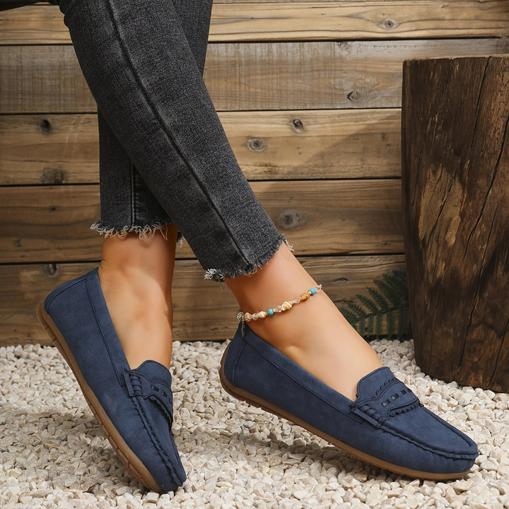 Agnès Paris | Mocassins Effet Daim Festonnés Marie
